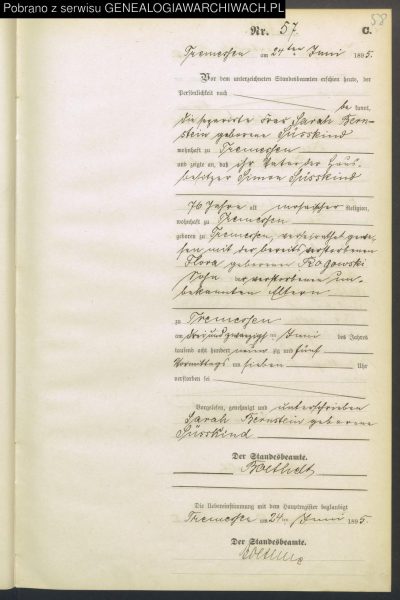 Simon Susskind_akt zgonu